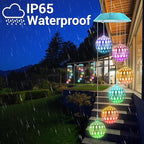 Toodour Solar Wind Chime, Color Changing Moroccan Ball Wind Chimes, LED Decorative Mobile, Gifts for Mom, Waterproof Outdoor Decorative Lights for Garden, Patio, Party, Yard, Window Outdoor Decor