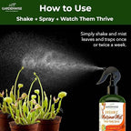 GARDENWISE 100% Organic Marina Mist Carnivorous Plant Food | Liquid Kelp Foliar Spray for Plants - Kelp Fertilizer for Venus Flytraps, Sundew, Butterworts, Pitcher Plants 16 Oz