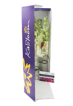 KaBloom - Exotic Perla White Orchid Bouquet of White Orchids with Vase - Fresh Flowers for Birthday, Valentine's & Mother's Day