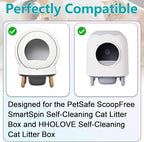 9 Pcs Deodorizer Compatible with PetSafe ScoopFree SmartSpin Self-Cleaning Cat Litter Box & HHOLOVE Self-Cleaning Cat Litter Box, Natural Essential Oils, Cat Friendly, Odor Control