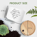 Coworker Thank You Gifts, Funny Succulent Plant Pot, Flower Cactus Planter Gifts, Farewell Going Away Appreciation Inspirational Gifts for Women Men Boss Lady Manager Coworkers (No Plants)