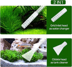REPTIZOO 15 Gallon Full Glass Reptile Terrarium 12" x 12" x 24" Knock-Down Glass Tank and Siphon Gravel Cleaner Set, Small Habitat for Reptile Chameleon, Tree Frogs, Arboreal Geckos,Lizard