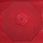 Blissun 9' Outdoor Patio Umbrella, Outdoor Table Umbrella, Yard Umbrella, Market Umbrella with 8 Sturdy Ribs, Push Button Tilt and Crank