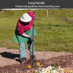 Bow Rake,Thatch Rakes for Lawns, Heavy Duty Metal Garden Rake with 17 Prongs, Adjustable Yard Rock Rake for Gardening Loosening Soil, Long Handle 60 Inches