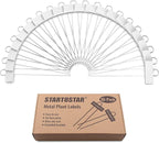 STARTOSTAR 30-Pack Metal Plant Labels, 10.6" Garden Markers Reusable Nursery Tags for Vegetables Herb Flower Seed Greenhouse