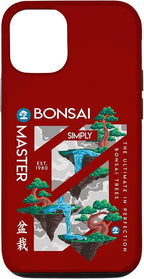 iPhone 15 Zen Bonsai Tree Niwaki Japanese Garden Art Botanists Case