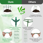 Lezmarket 2 Pack Tomato Cages for Garden, Tomato Trellis for Raised Garden Bed with Plant Clips and Twist Ties for Climbing Plants, 43 inches ﻿ ﻿