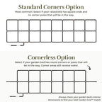 Garden Grid Watering System - 3x6 Cornerless | Raised Garden Bed Drip Irrigation System - But Better | Pre-Assembled, Waters Every Plant Evenly | for Beds w/Corner Posts or Curved Ends | 33.5"x66"