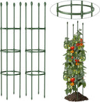 LOMNYIY Garden Trellis, Tomato Cage Tall Plant Support Climbing Vines Flowers Stands Cucumber Trellis Plant cage(Tall 55.1 inches，2 Pack)