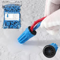 Lenporl 50PCS Waterproof Wire Electrical Connectors 22AWG-8AWG,Outdoor Seal Electrical Twist Nuts Caps Cable Terminal Connector for Landscape Light, Irrigation Valves, Wet Location Installation