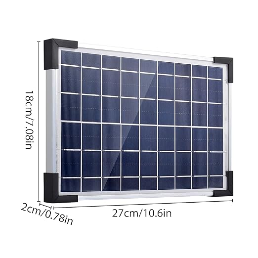 Dioche Drip Irrigation System Solar Powered Drip Irrigation Kit - SelfWatering System with 2200mAh Battery for 30 Pots - 7 Timer Modes, IP65, Ideal for Greenhouses & Outdoor