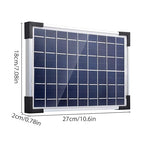 Dioche Drip Irrigation System Solar Powered Drip Irrigation Kit - SelfWatering System with 2200mAh Battery for 30 Pots - 7 Timer Modes, IP65, Ideal for Greenhouses & Outdoor