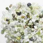 Pulovin 2.5LB Succulent and Cactus Pebbles, 1/5 Inch Jade Pebbles for Indoor Plants, Decorative Gravel for Vases, Bamboo, Succulent, Terrarium, Crafts, Cactus