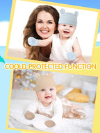 Geyoga 12 Pieces Newborn Hat Mittens Gloves Set Baby Boys Girls Cotton Baby Beanie for 0-12 Months