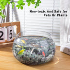 14 Oz Fluorite Aquarium Gravel Rocks Crystal Chips Stones, Natural Tumbled Healing Crystal Chips Bulk Polished Crushed Stones Pebbles for Vase Fillers, Aquarium and Home Decoration, 5-7mm