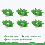 6PCS Aquarium Plants Fish Tank Decorations Small Betta Silk Plastic Plants for Aquarium Decor
