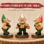 Vito CorleGnome' - 11’’ Funny Gnome Decorations/Ornaments/Figurines for Home/Yard/Patio/Garden/Indoor Statues - Italian Decor Housewarming/Birthday for Any Space/Occassion - NON SOLAR