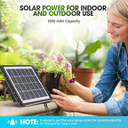 Solar Irrigation System for Garden - Skycow 2W Solar & USB Power Automatic Drip Irrigation Kit15 Potted Indoor Outdoor Garden Balcony Anti-Siphoning Plant Watering System 25 Timing Mode