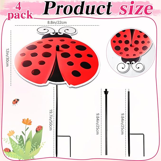 4 Pack Corrugated Plastic Plant Umbrellas for Outdoor Plants 12 Inch Garden Plant Shade Cover Hot Sun Animal Plants Umbrella for Patio, Potted Plant and Garden Beds Decor