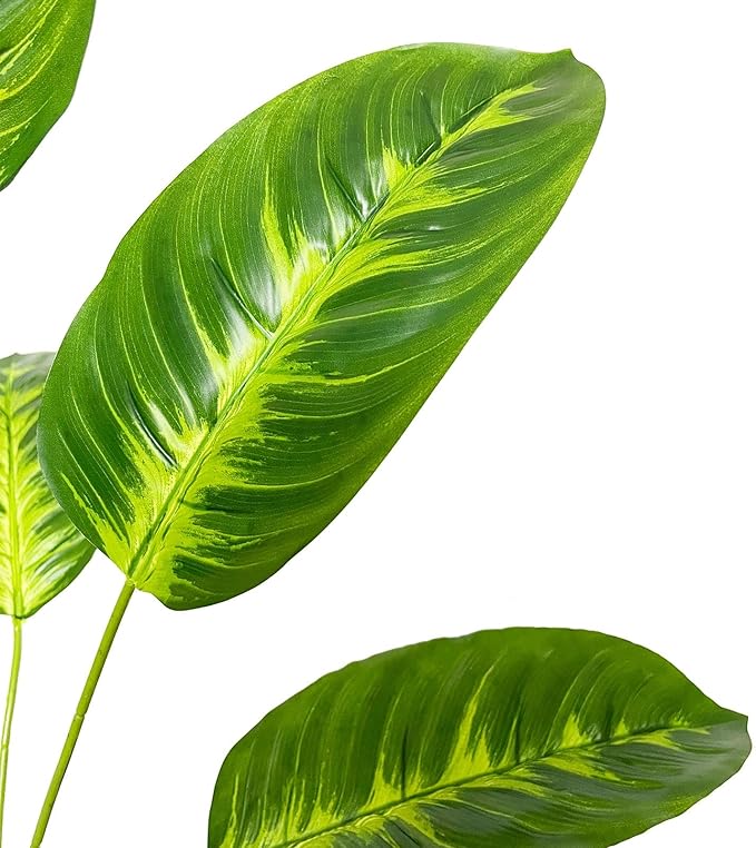 Artificial Plant in Pot Fake Tree Trunks Leaves Faux Potted for Indoor Outdoor Modern Decoration Home Office Living Room Bedroom Balcony Housewarming Gift (80cm Tropical Bird of Paradise)