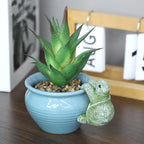 Tortoise Figure Plant Pot Hanger, Cute Climbing Tortoise Flower Pot Hugger Figurines Resin Hanging Turtle Statue Planter Pots Decorations for Home Garden Fence Balcony Patio Lawn Yard Ornaments(Green)