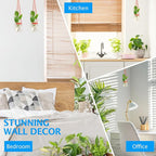 XXXFLOWER Wall Hanging Propagation Stations with Luminous Sand Christmas Decor for Home Garden Office 3 Pcs Snowman-Shape Hanging Planters for Indoor Plants Gifts for Plant Lovers（Plant NOT Included）