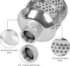 Hourleey 2 Pack Bubbler Sprinkler Heads, Aluminum Diffuser Flood Nozzle for Delicate Watering, Gentle Garden Metal Watering Soaker Sprinkler for Plants Garden Lawn Yard