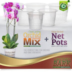 Organic Orchid Potting Bark - Made in USA Premium Garden Soil Amendment for Root Development of Phalaenopsis, Cattleyas, Indoor/Outdoor Plants & Reptile Terrarium Bedding! Chunky Fir Bark. OMRI Listed