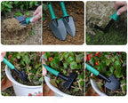 10PCS Gardening Tool Set Plant Care Mechanics Kit Pruning Tools with Carrying Case