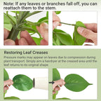 Mkono Fake Hanging Plants, 2pcs Artificial Plants for Home Decor Indoor Fake Vines Greenery for Bedroom Wall Living Room Bathroom Kitchen Office Christmas Decor, Pothos(No Flowerpot)