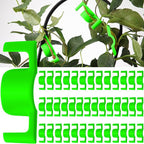 Feekoon 40 Pack Universal LST Plant Training Clips Reusable Low Stress Branch Benders for Enhanced Light Exposure & Airflow – Ideal for Indoor Gardening Cultivation to Bend or Interlock Stems(Green)