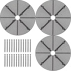 11.8In 3Pcs Grids Plant Pot, Cuttable Covers Flower Pot with 24 Stakes, Abs Plant Protectors Flower, Stoppers Digging Pets for Outdoor Indoor Plants