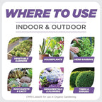 Earth's Ally 3-in-1 Insecticide, Miticide, Fungicide for Plants - Copper Fungicide Spray Alternative - Insect Repellent & Pest Control for Indoor Outdoor Organic Gardening - 32 Oz RTU