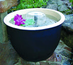 1409 Small Fountain Nozzle Combo-Mini Waterbell and Trumpet - Aerates Water for Koi, Goldfish, and Other Fish - Ideal for Small Ponds, Water Gardens, and Other Water Statuaries, Black