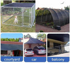Garden Sun Shade Canopy Gazebo Shade Tarp Shade Net Multifunctional Shade Sail, Durable Outdoor Shade Net Tarp for Garden, Greenhouse, Patios, Privacy Netting,black-5x8m