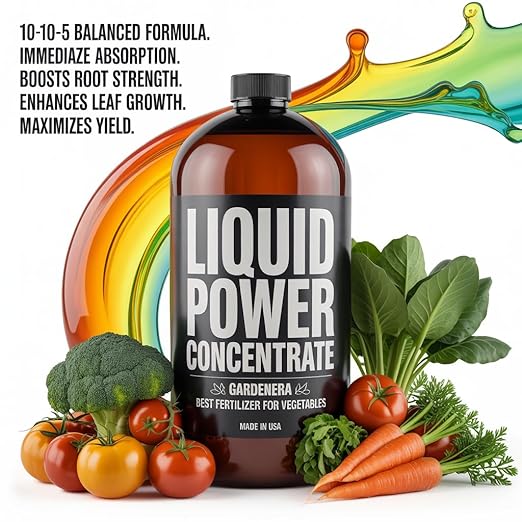 Liquid Power Brussel Sprouts Fertilizer - Professional Liquid Plant Food for Brussel Sprouts - Fast-Acting Concentrate for Growth, Strong Roots & High-Yield Harvest - 8 oz - Indoor & Outdoor Use