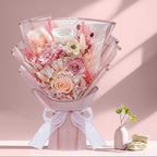 Bonsion Preserved Flowers Gifts for Women, Flower for Delivery, Dusty Rose Gifts fo Her, Preserved Roses Bouquets, Birthday Gifts for Grandma, Mothers Day Flowers for Wife