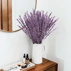 Uieke 12Pack Dried Lavender Flowers Bundles, 16" Dried Purple Preserved Lavender Stems Bouquet for Shower Weeding Home Fragrance Vase Crafts Decor, 600g(21.06oz)