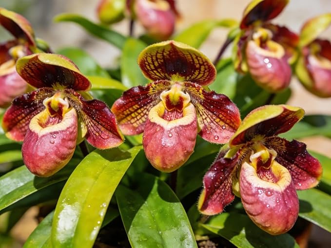 210+ Monkey Face Orchid Seeds (Dracula Simia) - Exotic Perennial Flower Seeds for Home Garden, Indoor and Outdoor Planting Unique Flowering Plants