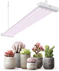 Barrina TX-L63 3FT LED Grow Light, 63W, 4 Panels Wider Coverage, Full Spectrum, High PPFD, Super Bright, Linkable, Hanging Fixture, Plant Stand with Grow Light for Indoor, Vegetable, Seeding, 1 Pack