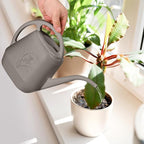 Rehab & Recovery Plastic Watering Can - for Indoor and Outdoor Plant - 1/2 Gallon - Coffee Color