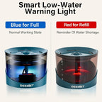 DEEIPET Cat Water Fountain, 74oz/2.2L Ultra Quiet Automatic Water Dispenser for Cats Dogs with Colorful LED Indicator, Water Bowl for Pets with Filter