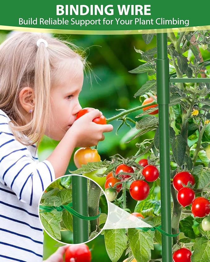 3 Pack Extra Larger Tomato Cages, 51in*17in Adjustable Tomatoes Plant Stakes Support Cages Trellis for Garden, Garden Trellis for Vegetable Flowers Fruits Climbing Plants