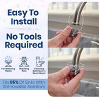 Indoor Sink Hose Attachment For Kitchen Sink or Bathroom Sink Faucet - Extra Long Utility Sink Hose (75 FT) For Watering Houseplants, Dog Washing, Household Cleaning