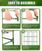 joyhalo 3 Pack Tomato Cage for Garden, 47 Inch Heavy-Duty Tomato Trellis, Height Adjustable Garden Trellis for Climbing Plants Vegetables Flowers Cucumber Peony