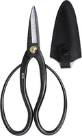 KAKURI Bonsai Scissors Made in Japan 7", Japanese Carbon Steel Blade, Traditional Bonsai Shears for Pruning and Trimming