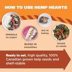 Manitoba Harvest Hemp Hearts, Shelled Hemp Seeds - 0.9oz, Pack of 12-10g Plant Protein & 12g Omega 3 & 6 per 30g serving - Easy to Digest with 9 Amino Acids - Gluten Free, Non-GMO Project Verified