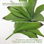 Ttranewsoo Fake Plants Artificial Agave Plants,Large UV Resistant Fake Agave Planters for Indoor and Outdoor Decorating Tropical Plant Succulents Greenery Indoor Decor13.8 (2Pack, Dark Green)