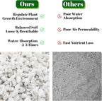 Legigo 8 Quarts Organic Horticultural Perlite for Plants Indoor- Natural Horticultural Soil Additive Conditioner Mix for Improves Drainage, Ventilation and Root Growth