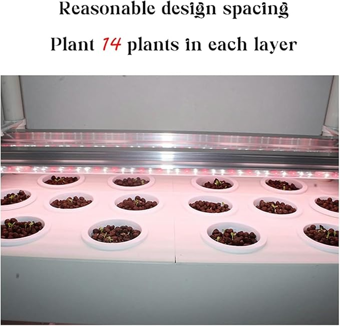 FLTRGO Hydroponic Tower Growing Sytem Hydroponics Growing System Indoor Smart Herb Vertical Garden Kit Automatic Led Grow Lights Planter for Home Kitchen Easy to Install and Operate